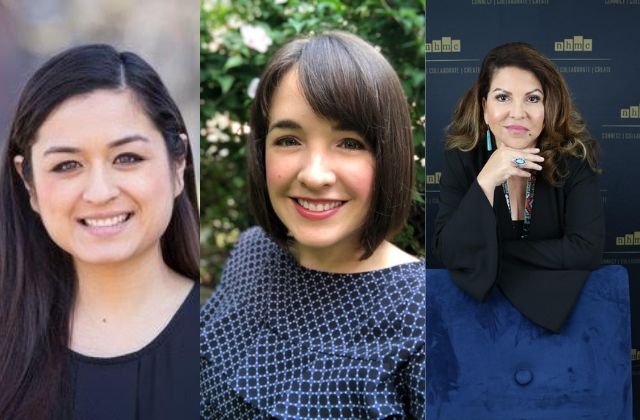 Civil Rights Advocates - from left to right - Jessica Cobian, Carmen Scurato and Brenda V. Castillo